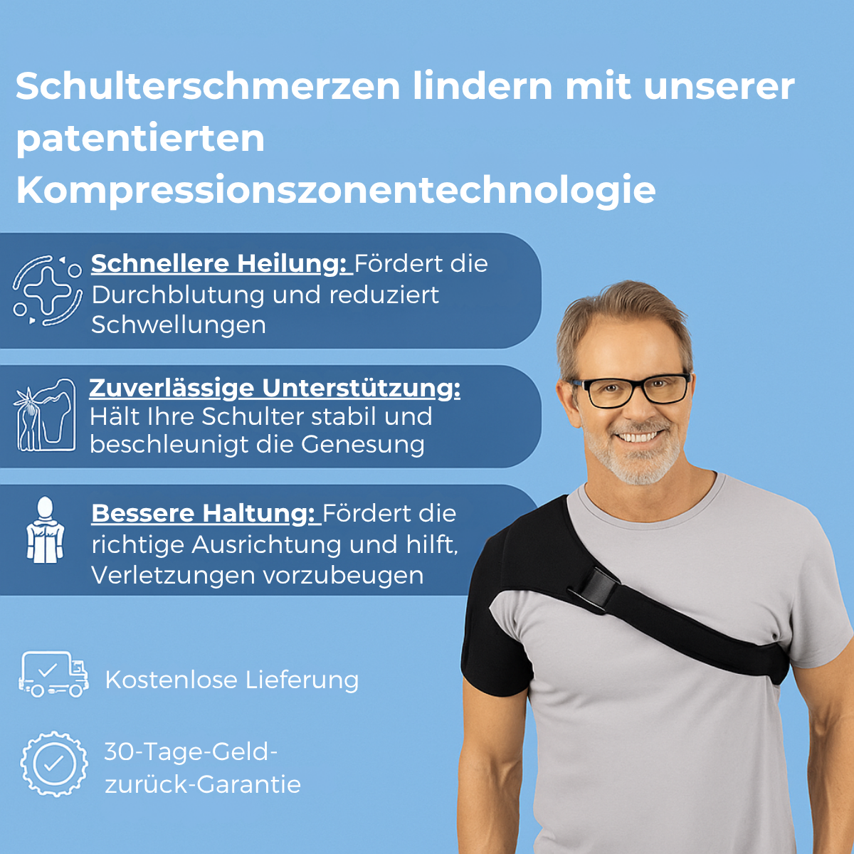 ErgoShoulder™ – Ergonomische Schulterstütze und Schutz