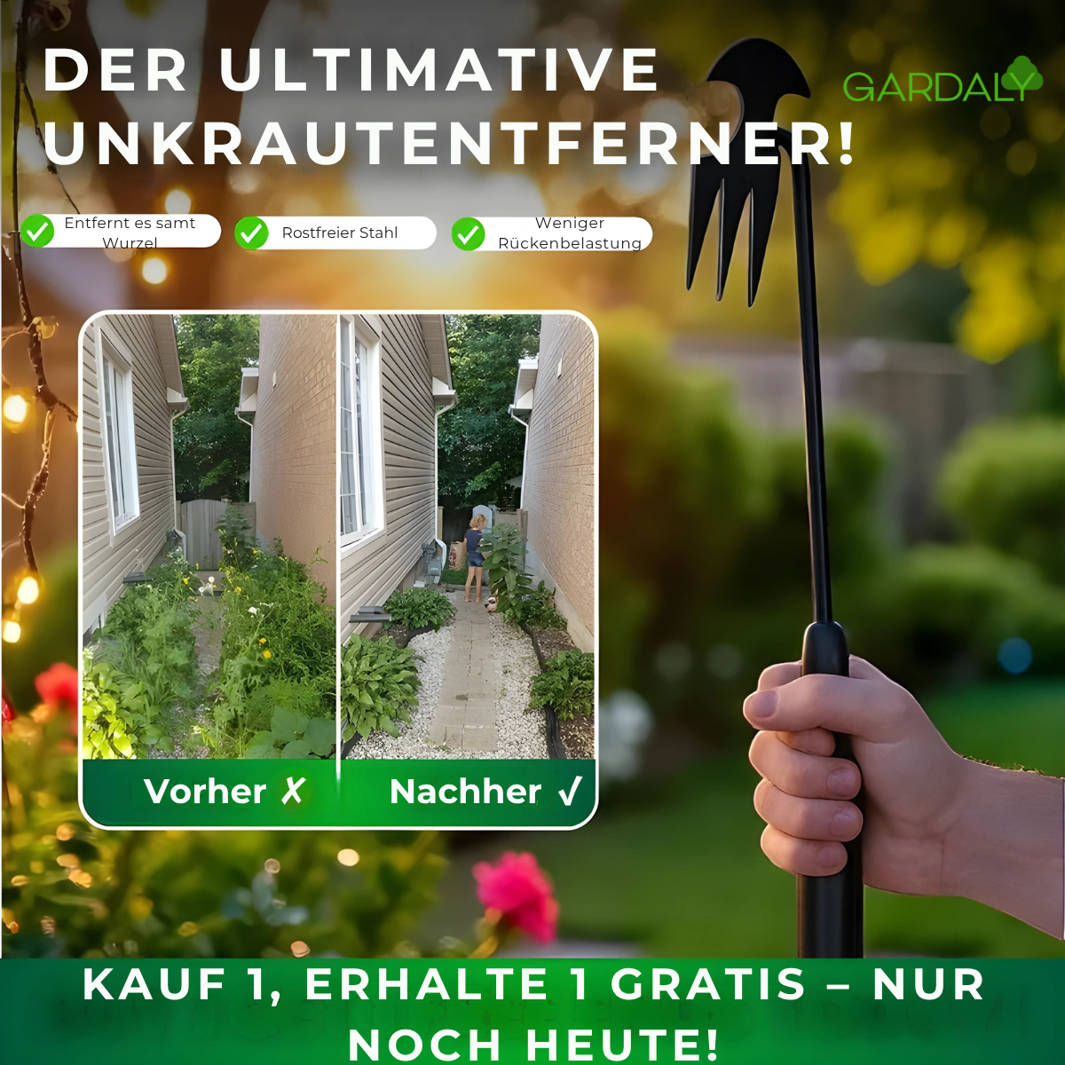 RootPuller™ – Der Ultimative Unkrautentferner