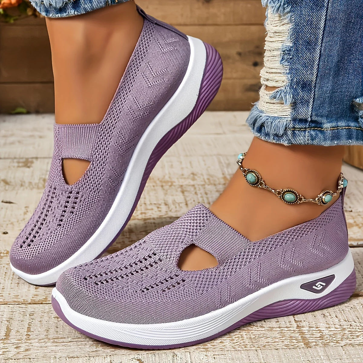 CloudWear™ – Atmungsaktive und Ultra-Komfortable Orthopädische Sneaker für Damen