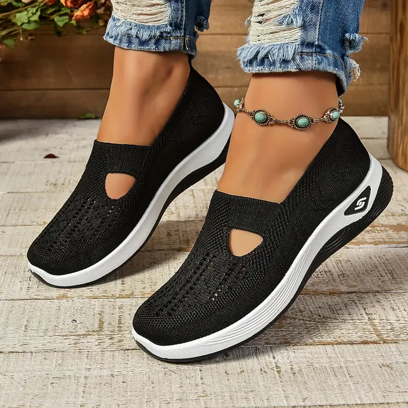 CloudWear™ – Atmungsaktive und Ultra-Komfortable Orthopädische Sneaker für Damen