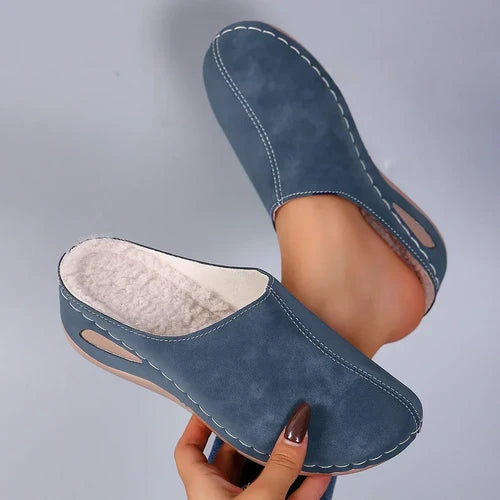 Élise™ – Warme orthopädische Hausschuhe