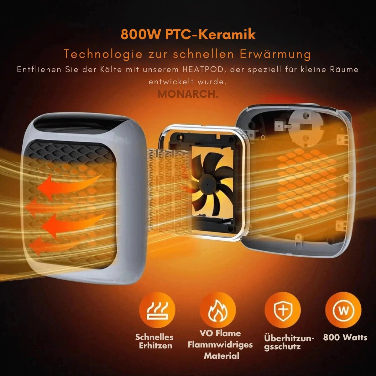 HeatWave™ - Tragbare Wandheizung
