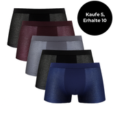 SoftLuxe™ - Set van 10 Boxers in Bamboevezel [Betaal 5, Ontvang 10]
