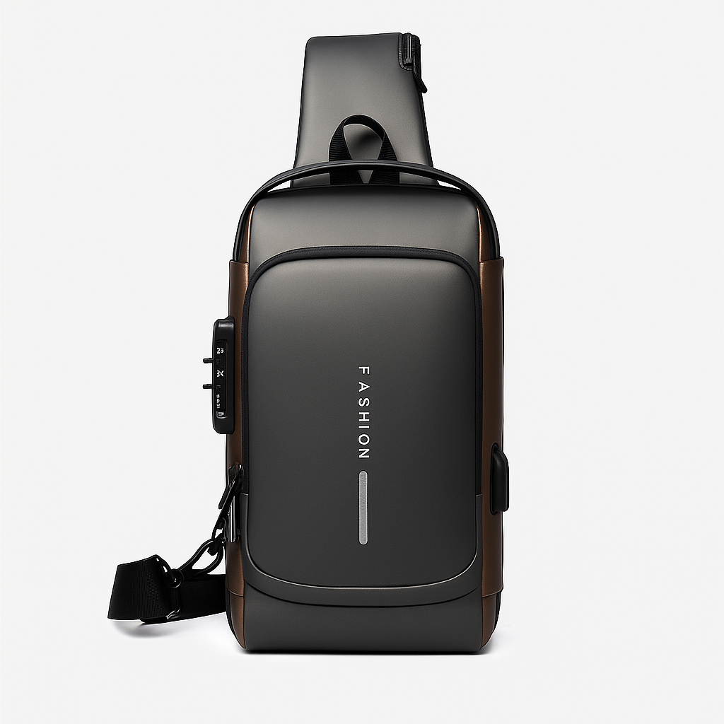 BagShoulder™ – Anti-Diebstahl-Umhängetasche mit Code und USB-Anschluss [Kaufen Sie 1, erhalten Sie 2]