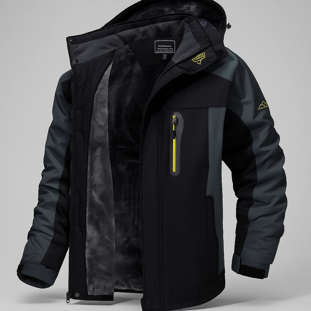 OUTDOOR™ Winddichte & Wasserdichte Jacke – Wärme, Komfort & Schutz im Alltag