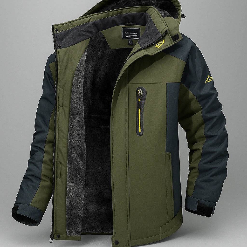 OUTDOOR™ Winddichte & Wasserdichte Jacke – Wärme, Komfort & Schutz im Alltag