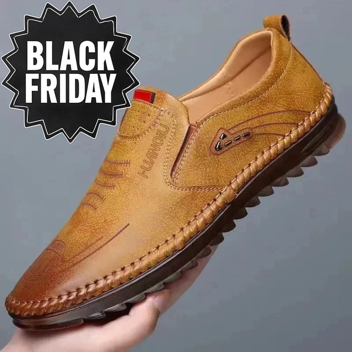 Monarch Wear – Slip-On-Mokassins aus Leder für Herren - [BLACK FRIDAY] - [1 ZAHLEN, 2 BEKOMMEN]
