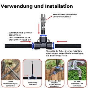 Hochdruck-Garten-Sprühsystem - MistFlow™