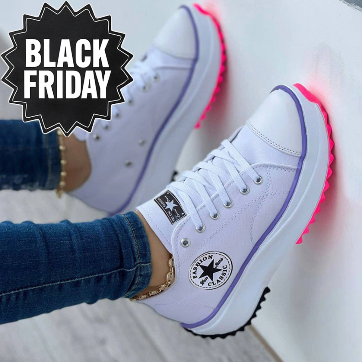 Monarch Wear - Kellyn Orthopädische Komfort-Canvas-Schuhe - [BLACK FRIDAY] - [1 ZAHLEN, 2 BEKOMMEN]