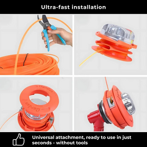 Ultra-robuster Universal-Fadenspulenkopf – Slash.Ly™