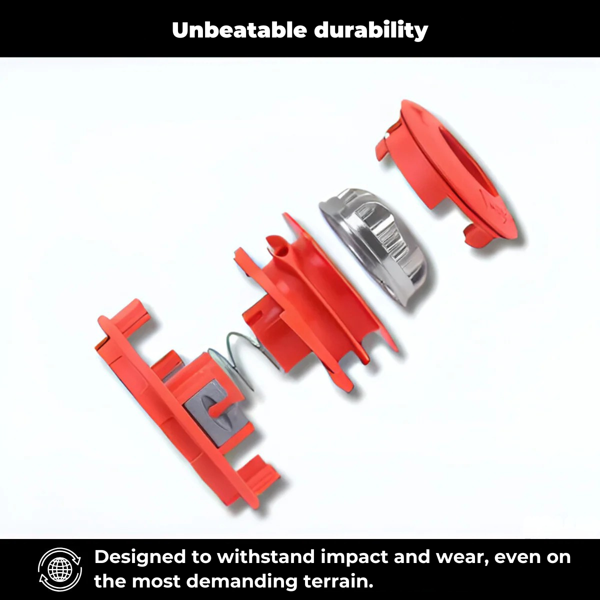 Ultra-robuster Universal-Fadenspulenkopf – Slash.Ly™