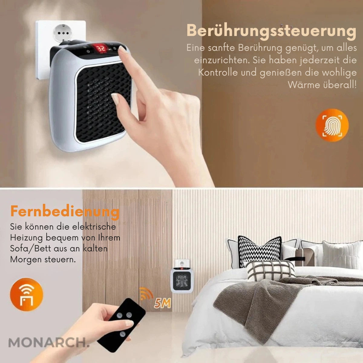 HeatWave™ - Tragbare Wandheizung