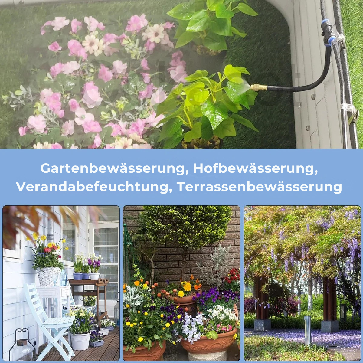 Hochdruck-Garten-Sprühsystem - MistFlow™