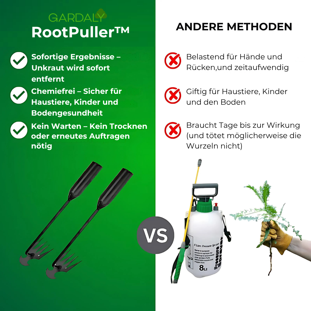 RootPuller™ – Der Ultimative Unkrautentferner