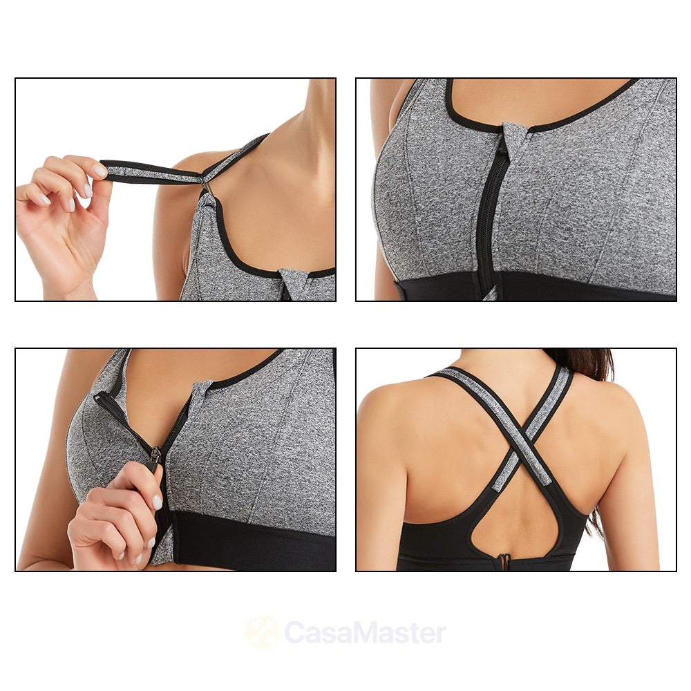 Monarch Wear - Verstellbarer Sport-BH mit maximaler Unterstützung
