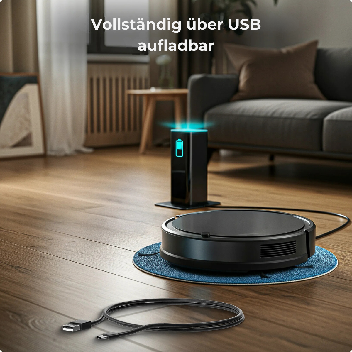 Intelligenter 3-in-1-Roboterstaubsauger – MaxClean™