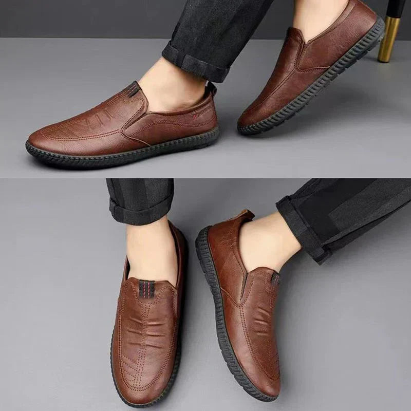 Monarch Wear – Slip-On-Mokassins aus Leder für Herren