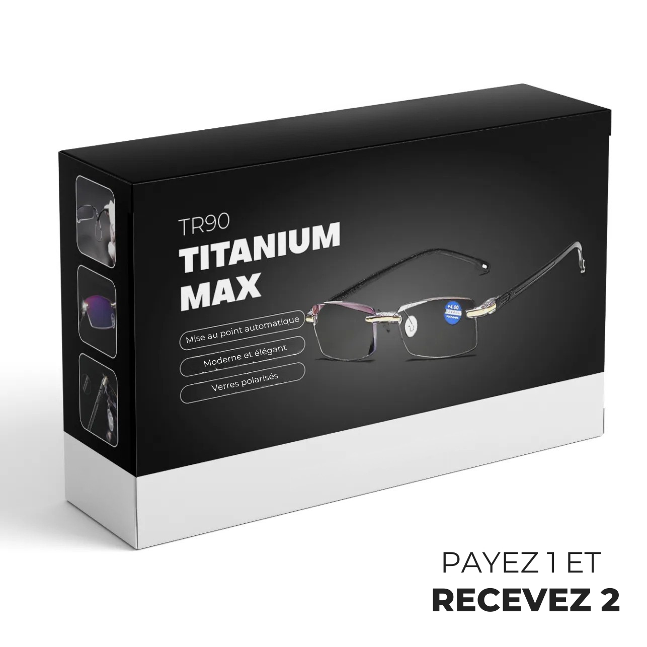 TR90 Titanium Max Smart-Brille + Exklusives Etui als Geschenk inklusive